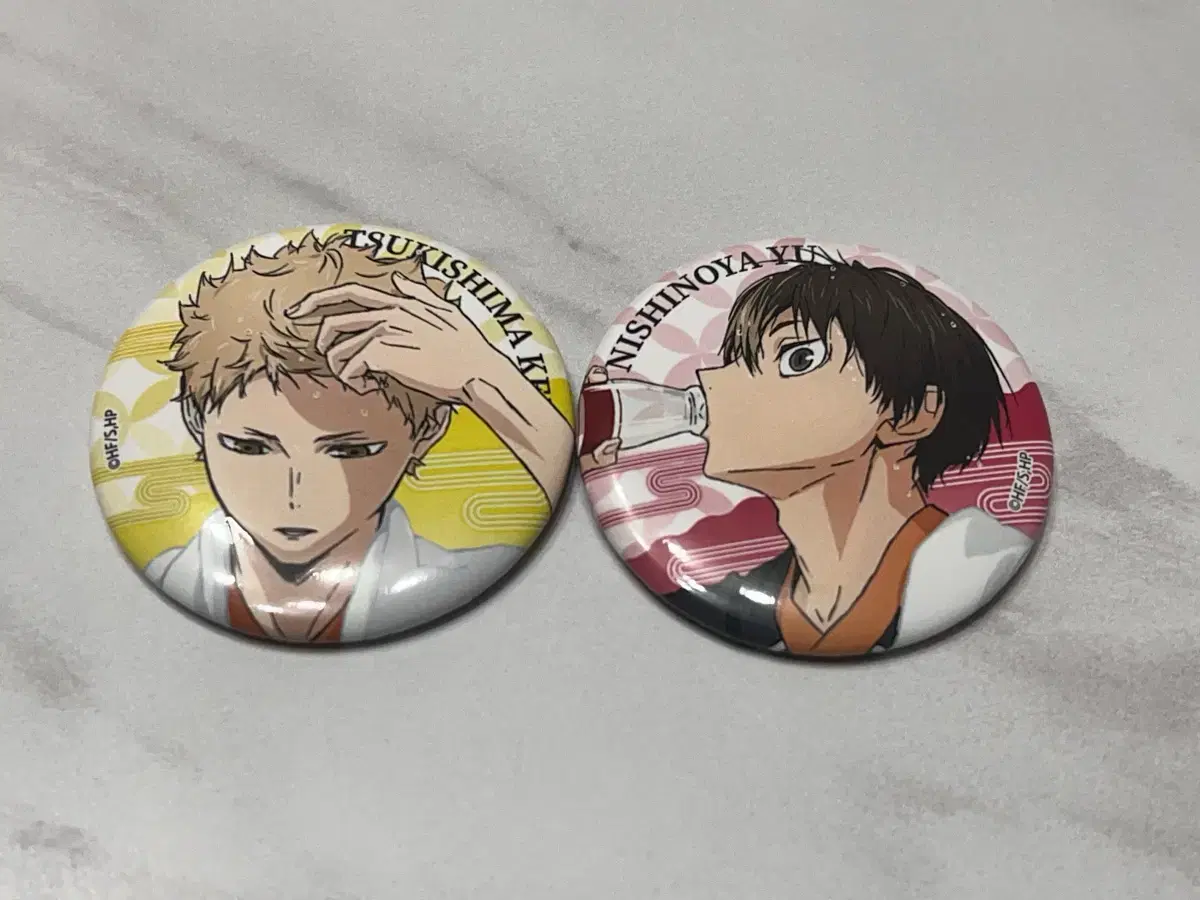 ハイキュー極楽湯ラクスパキャンバッジ缶バッジ